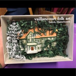 Charles Webb House Vaillancourt hand made ornament